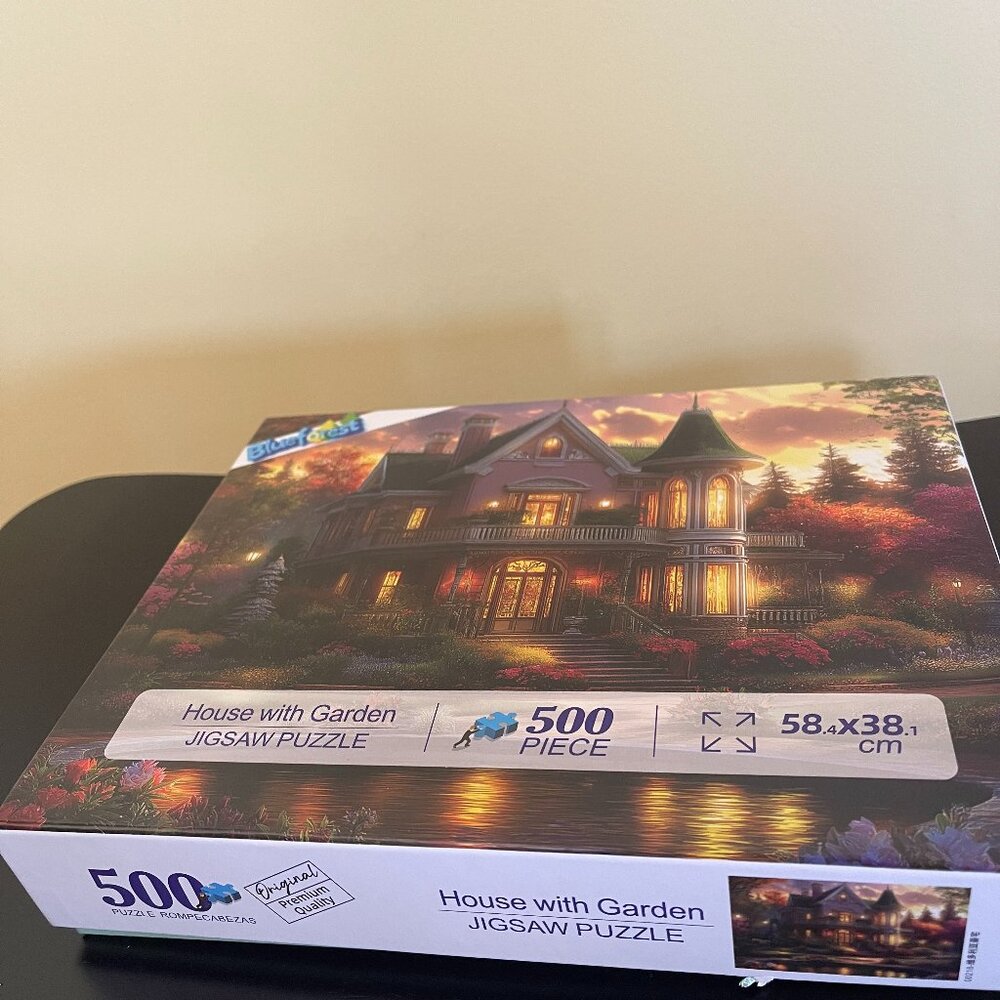 Blueforrest Victorian House Sunset 500 Piece Puzzle